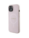 Hurtownia GSM - Etui Guess GUHMP15MPSAHMCP Apple iPhone 15 Plus / 14 Plus hardcase Saffiano MagSafe růžový/pink - GUE2972 - {ean13} - Hurt