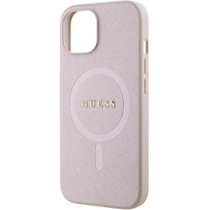 Hurtownia GSM - Etui Guess GUHMP15MPSAHMCP Apple iPhone 15 Plus / 14 Plus hardcase Saffiano MagSafe růžový/pink - GUE2972 - {ean13} - Hurt
