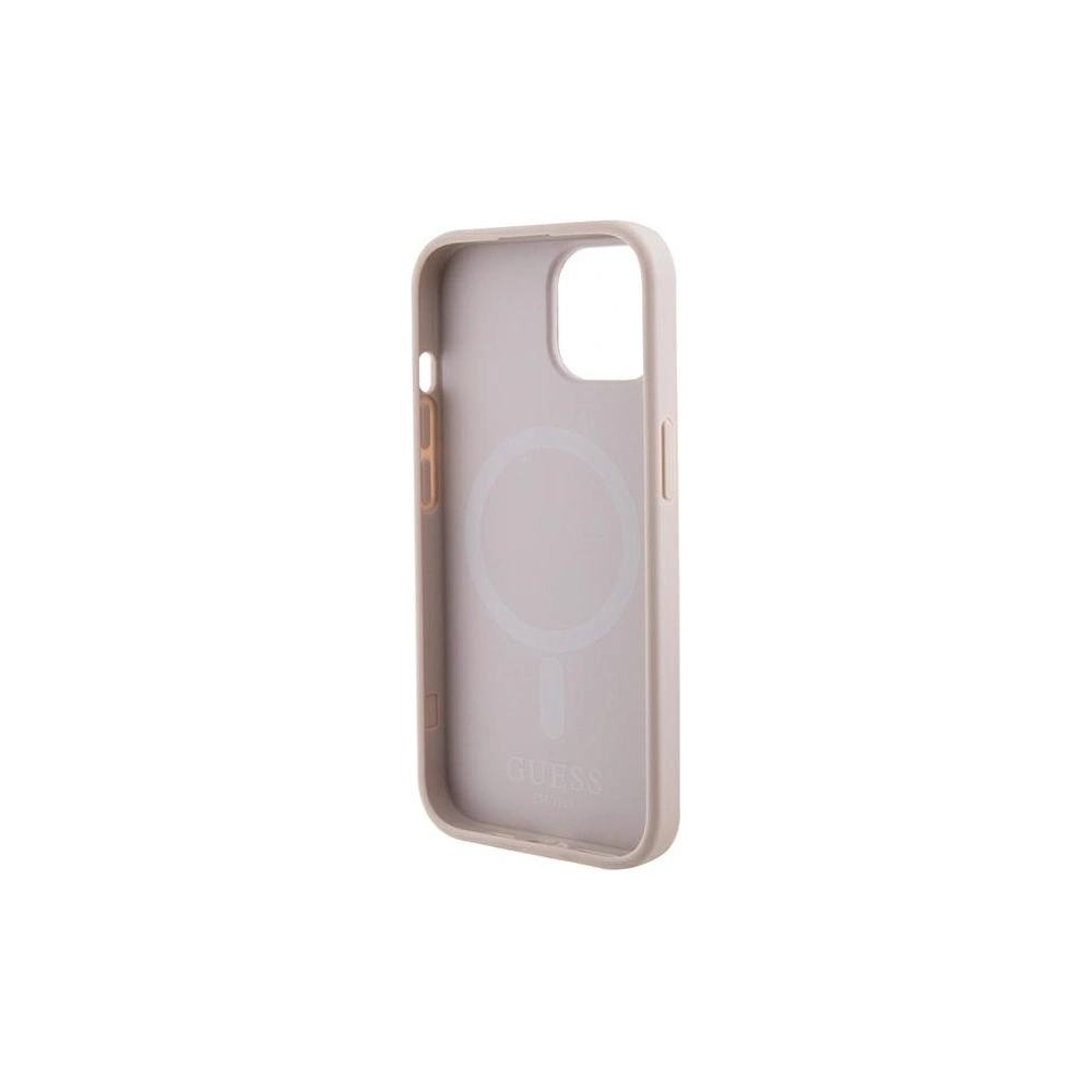 Hurtownia GSM - Etui Guess GUHMP15MPSAHMCP Apple iPhone 15 Plus / 14 Plus hardcase Saffiano MagSafe różowy/pink - GUE2972 - {ean13} - Hurt