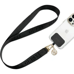 Pasek Guess GUOUCPNLEH4K Universal CBDY Nylon Chain negru/black