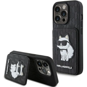 Hurtownia GSM - Etui Karl Lagerfeld KLHCP15XSAKCNSCK Apple iPhone 15 Pro Max hardcase Saffiano Monogram Choupette černý/black - KLD1731 - {ean13} - Hurt