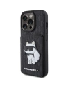 Hurtownia GSM - Etui Karl Lagerfeld KLHCP15XSAKCNSCK Apple iPhone 15 Pro Max kemény tok Saffiano Monogram Choupette fekete/black - KLD1731 - {ean13} - Hurt