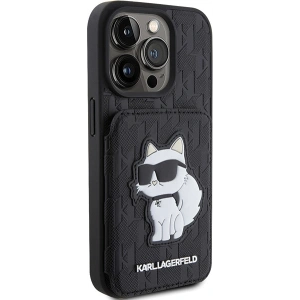 Hurtownia GSM - Etui Karl Lagerfeld KLHCP15XSAKCNSCK Apple iPhone 15 Pro Max hardcase Saffiano Monogram Choupette černý/black - KLD1731 - {ean13} - Hurt
