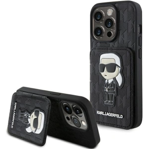Hurtownia GSM - Etui Karl Lagerfeld KLHCP15XSAKKNSCK Apple iPhone 15 Pro Max hardcase Saffiano Monogram Ikonik Patch černý/black - KLD1732 - {ean13} - Hurt