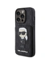 Hurtownia GSM - Etui Karl Lagerfeld KLHCP15XSAKKNSCK Apple iPhone 15 Pro Max kemény tok Saffiano Monogram Ikonik Patch fekete/black - KLD1732 - {ean13} - Hurt