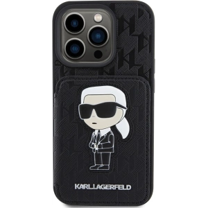 Hurtownia GSM - Etui Karl Lagerfeld KLHCP15XSAKKNSCK Apple iPhone 15 Pro Max hardcase Saffiano Monogram Ikonik Patch černý/black - KLD1732 - {ean13} - Hurt