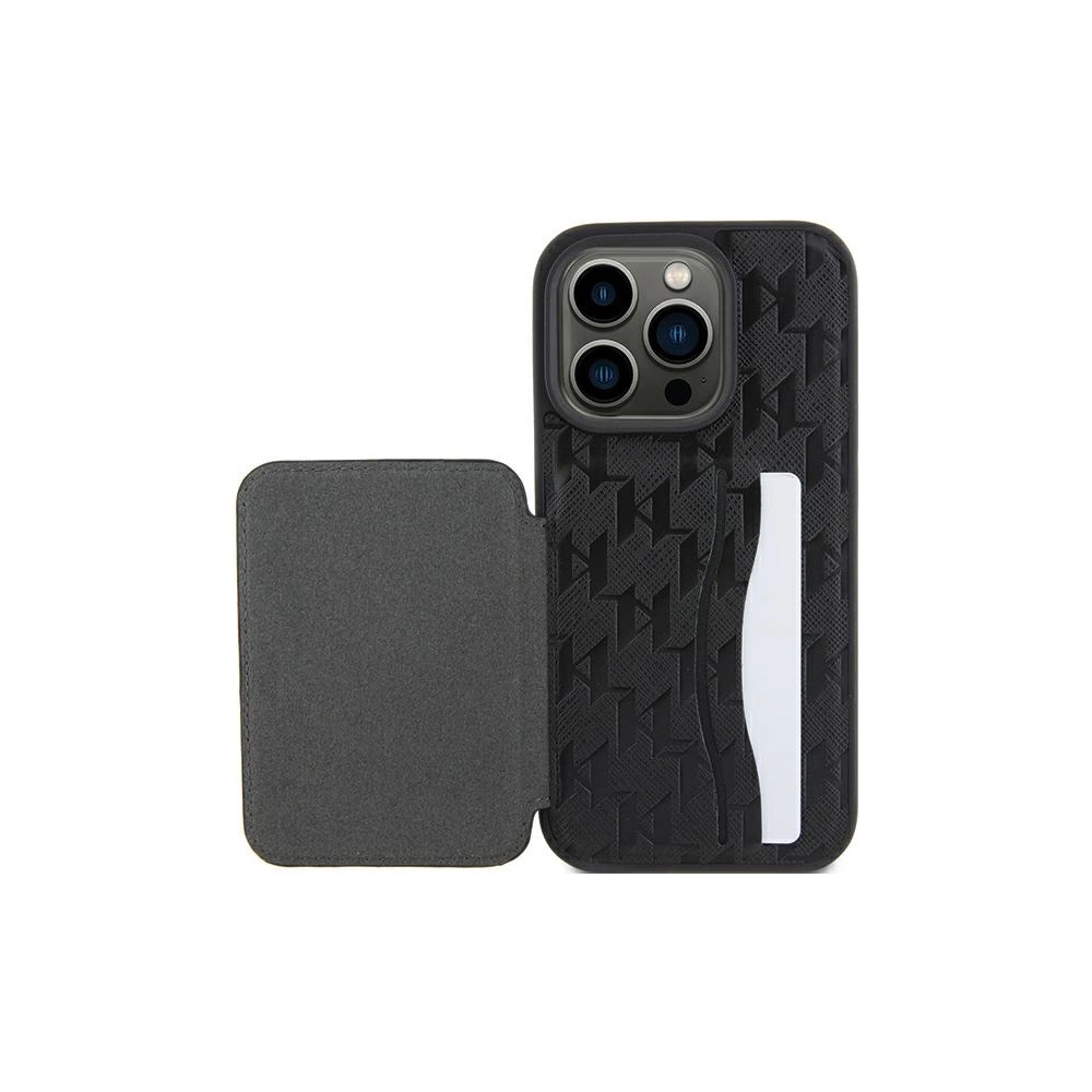 Hurtownia GSM - Etui Karl Lagerfeld KLHCP15XSAKKNSCK Apple iPhone 15 Pro Max hardcase Saffiano Monogram Ikonik Patch negru/black - KLD1732 - {ean13} - Hurt