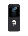 Hurtownia GSM - Case Karl Lagerfeld KLHCZF5SAPKINPK Samsung Galaxy Z Flip5 Hardcase Saffiano Monogram Ikonik Pin schwarz/black - KLD1734 - {ean13} - Hurt