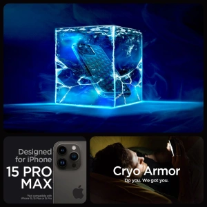 Wholesale Spigen Cryo Armor Apple iPhone 15 Pro Max Cryo Red - SPN3105 - {ean13} - Hurt