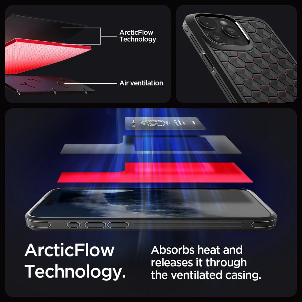Hurtownia GSM - Etui Spigen Cryo Armor Apple iPhone 15 Pro Max Cryo Red - SPN3105 - {ean13} - Hurt