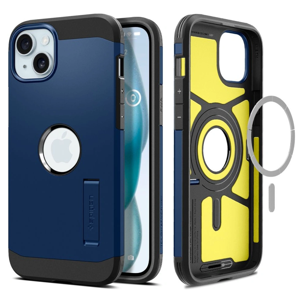 Wholesale Spigen Tough Armor Mag MagSafe Apple iPhone 15 Navy Blue - SPN3106 - {ean13} - Hurt