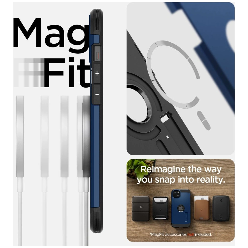 Wholesale Spigen Tough Armor Mag MagSafe Apple iPhone 15 Navy Blue - SPN3106 - {ean13} - Hurt