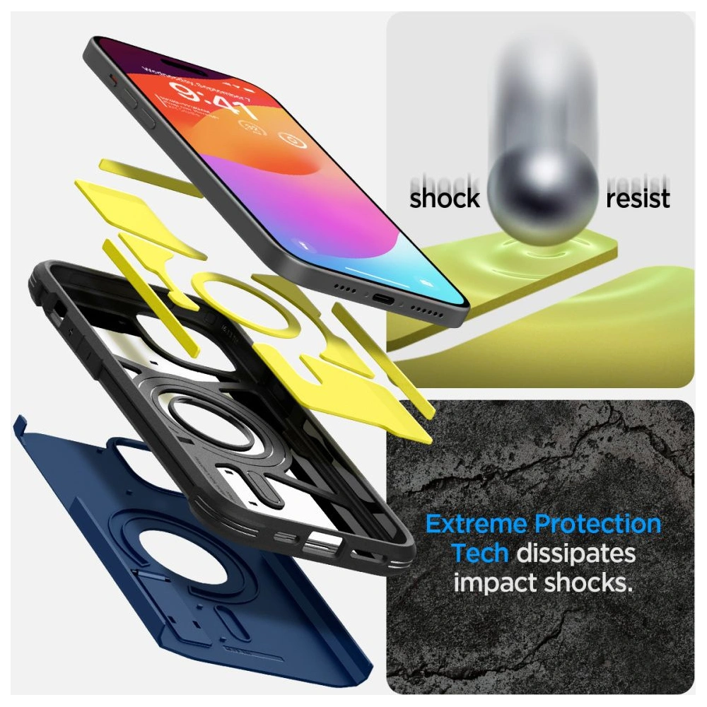 Hurtownia GSM - Case Spigen Tough Armor Mag MagSafe Apple iPhone 15 Marineblau - SPN3106 - {ean13} - Hurt