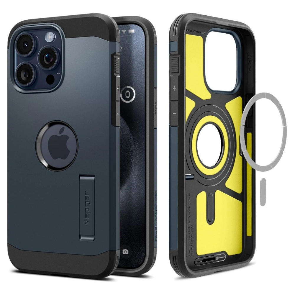Hurtownia GSM - Etui Spigen Tough Armor Mag MagSafe Apple iPhone 15 Pro Metal Slate - SPN3107 - {ean13} - Hurt