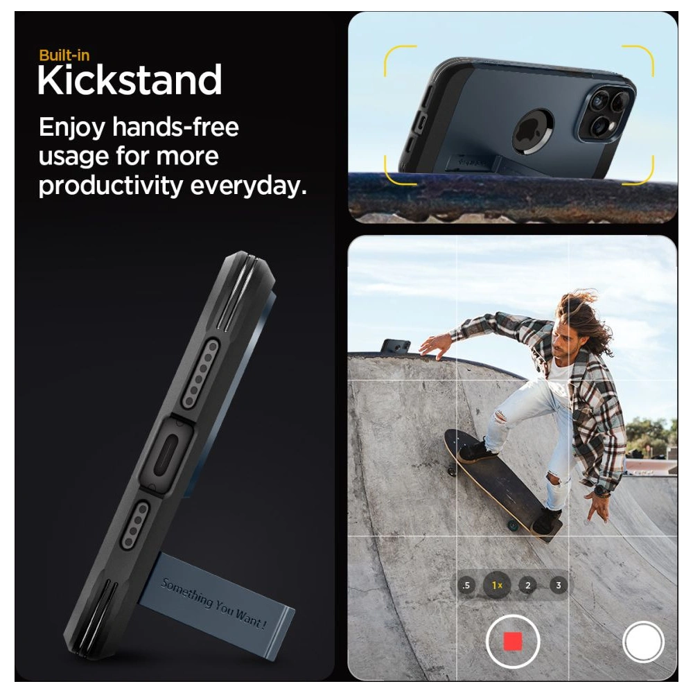 Hurtownia GSM - Etui Spigen Tough Armor Mag MagSafe Apple iPhone 15 Pro Metal Slate - SPN3107 - {ean13} - Hurt