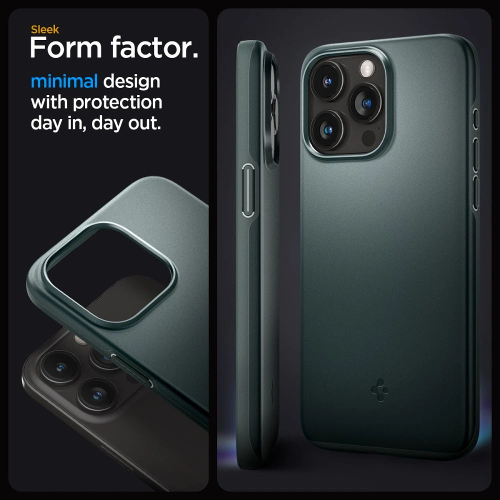 Hurtownia GSM - Etui Spigen Thin Fit Apple iPhone 15 Pro Max Abyss Green - SPN3110 - {ean13} - Hurt