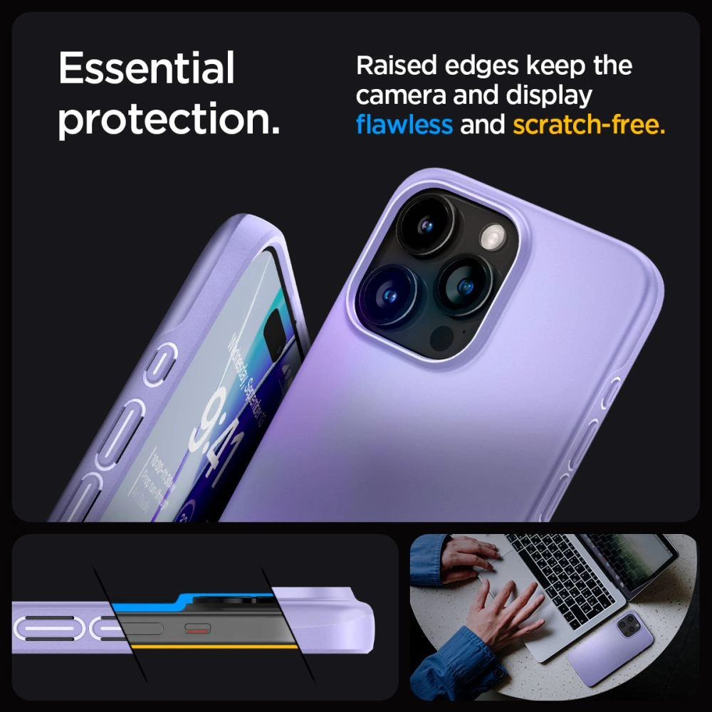 Hurtownia GSM - Etui Spigen Thin Fit Apple iPhone 15 Pro Max Iris Purple - SPN3111 - {ean13} - Hurt