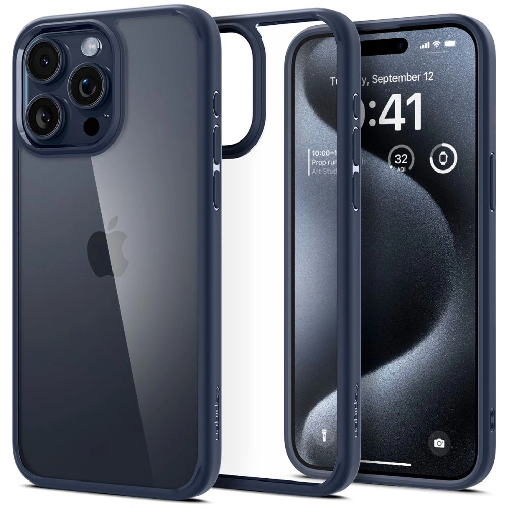 Hurtownia GSM - Etui Spigen Ultra Hybrid Apple iPhone 15 Pro Max Albastru închis - SPN3112 - {ean13} - Hurt