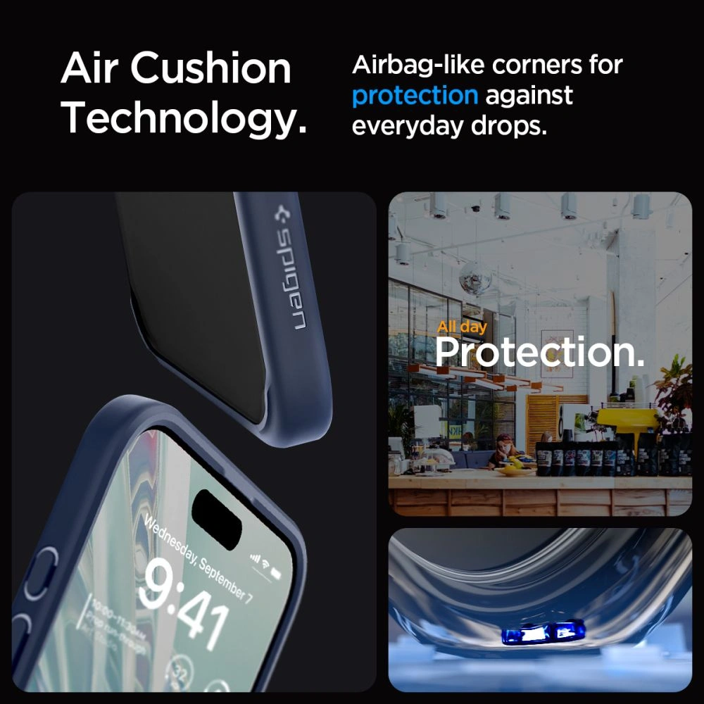 Hurtownia GSM - Etui Spigen Ultra Hybrid Apple iPhone 15 Pro Max Albastru închis - SPN3112 - {ean13} - Hurt