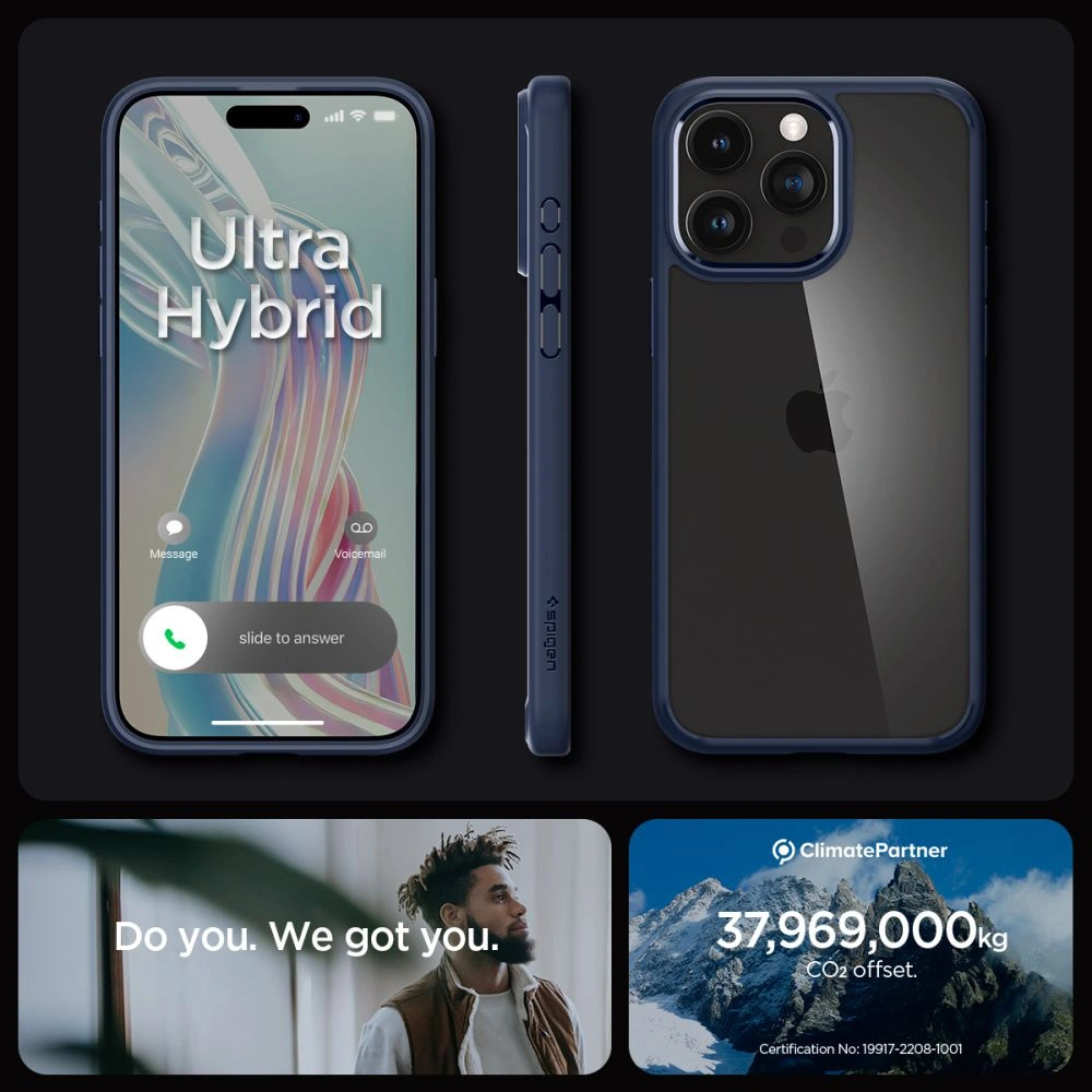 Hurtownia GSM - Etui Spigen Ultra Hybrid Apple iPhone 15 Pro Max Albastru închis - SPN3112 - {ean13} - Hurt