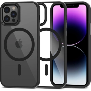 Etui Tech-Protect MagMat MagSafe Apple iPhone 12 Pro Max Black/clear