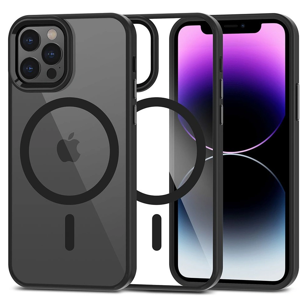 Hurtownia GSM - Case Tech-Protect MagMat MagSafe Apple iPhone 12 Pro Max Schwarz/transparent - THP2341 - {ean13} - Hurt