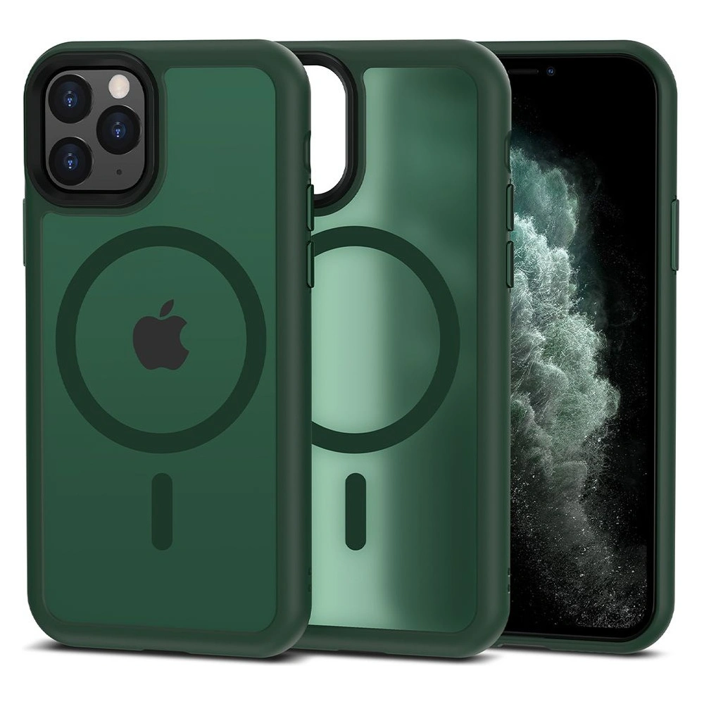 Hurtownia GSM - Etui Tech-Protect MagMat MagSafe Apple iPhone 11 Pro matná zelená - THP2345 - {ean13} - Hurt