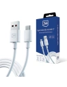 Kabel 3MK Hyper Cable USB-A / USB-C 5A 60W 1.2m bílý/white