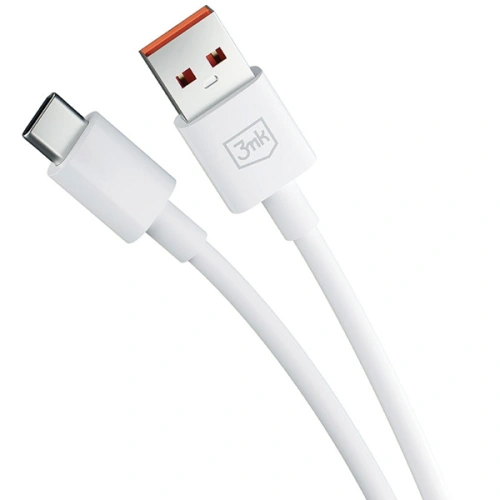 Kabel 3MK Hyper Cable USB-A / USB-C 5A 60W 1.2m biały/white