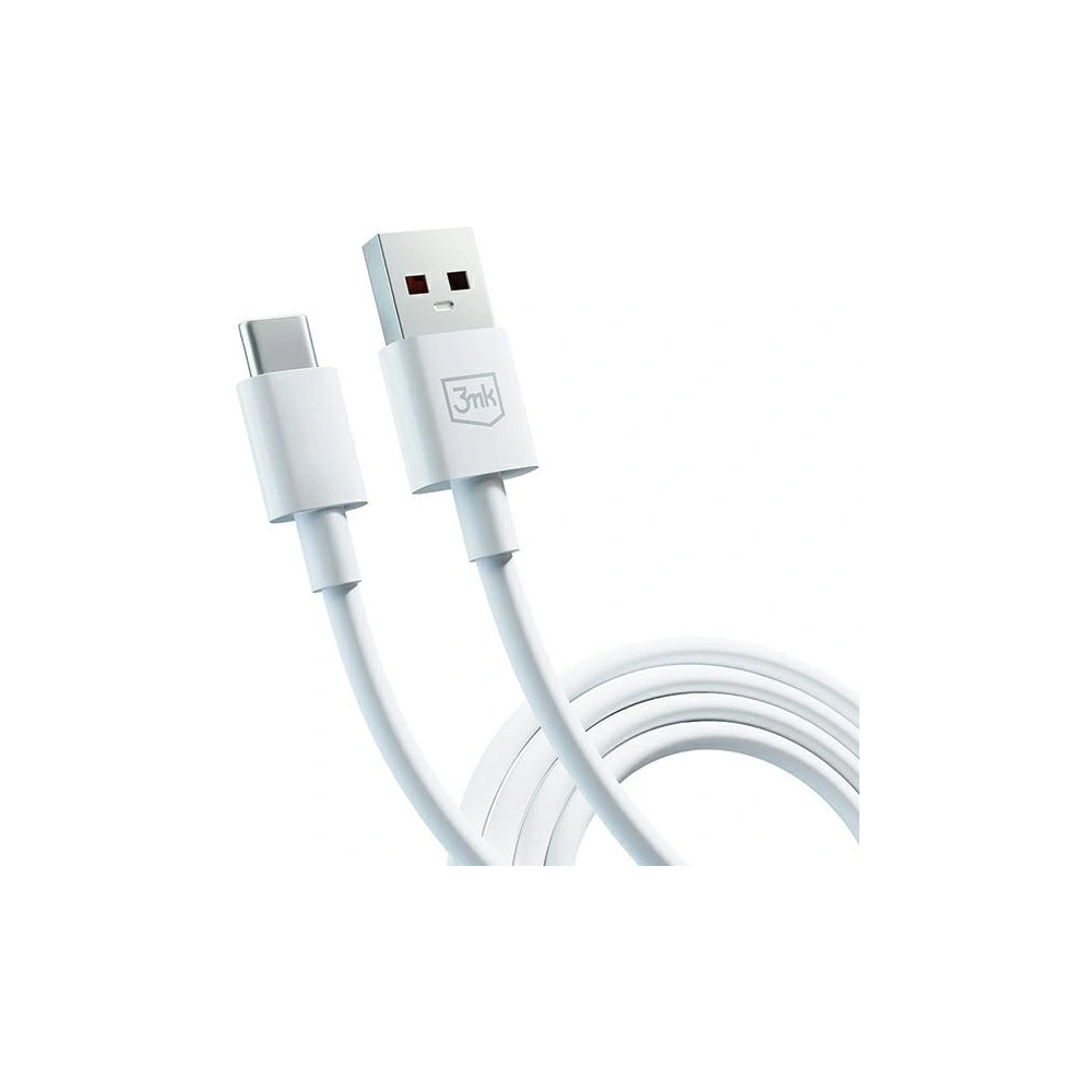 Hurtownia GSM - Kabel 3MK Hyper Cable USB-A / USB-C 5A 60W 1.2m bílý/white - 3MK5283 - {ean13} - Hurt