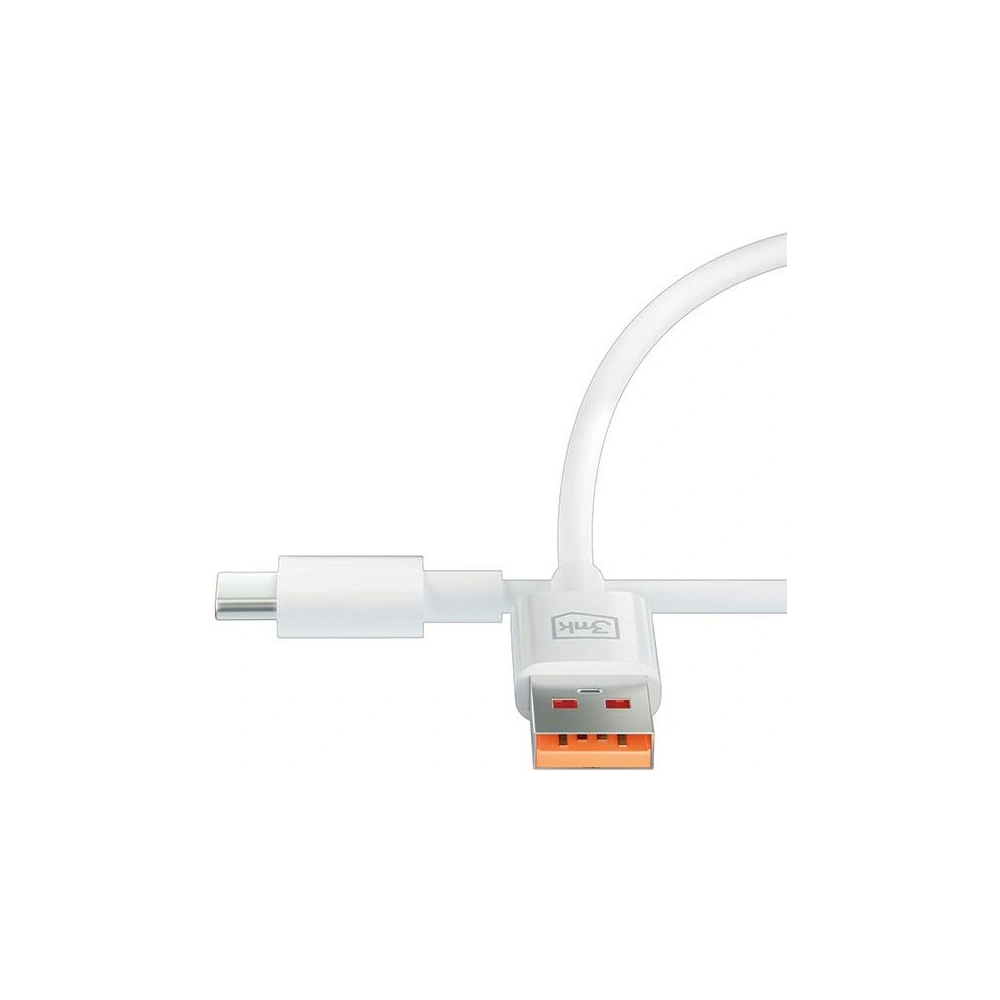 Hurtownia GSM - Kabel 3MK Hyper Cable USB-A / USB-C 5A 60W 1.2m bílý/white - 3MK5283 - {ean13} - Hurt