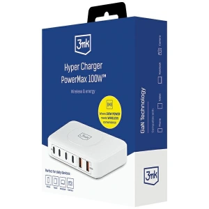Hurtownia GSM - Töltőállomás 3MK Hyper Charger PowerMax 100W 4xUSB-C PD + 2xUSB-A QC - 3MK5285 - {ean13} - Hurt