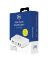 Töltőállomás 3MK Hyper Charger PowerMax 100W 4xUSB-C PD + 2xUSB-A QC