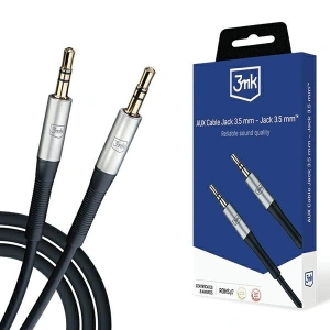Hurtownia GSM - Kábel 3MK AUX jack 3,5mm / jack 3,5mm 1m - 3MK5287 - {ean13} - Hurt