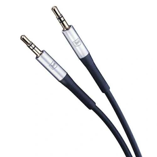 Kabel 3MK AUX jack 3,5mm / jack 3,5mm 1m