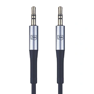 Hurtownia GSM - Kábel 3MK AUX jack 3,5mm / jack 3,5mm 1m - 3MK5287 - {ean13} - Hurt