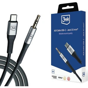 Hurtownia GSM - Kábel 3MK AUX USB-C / jack 3,5mm 1m - 3MK5288 - {ean13} - Hurt