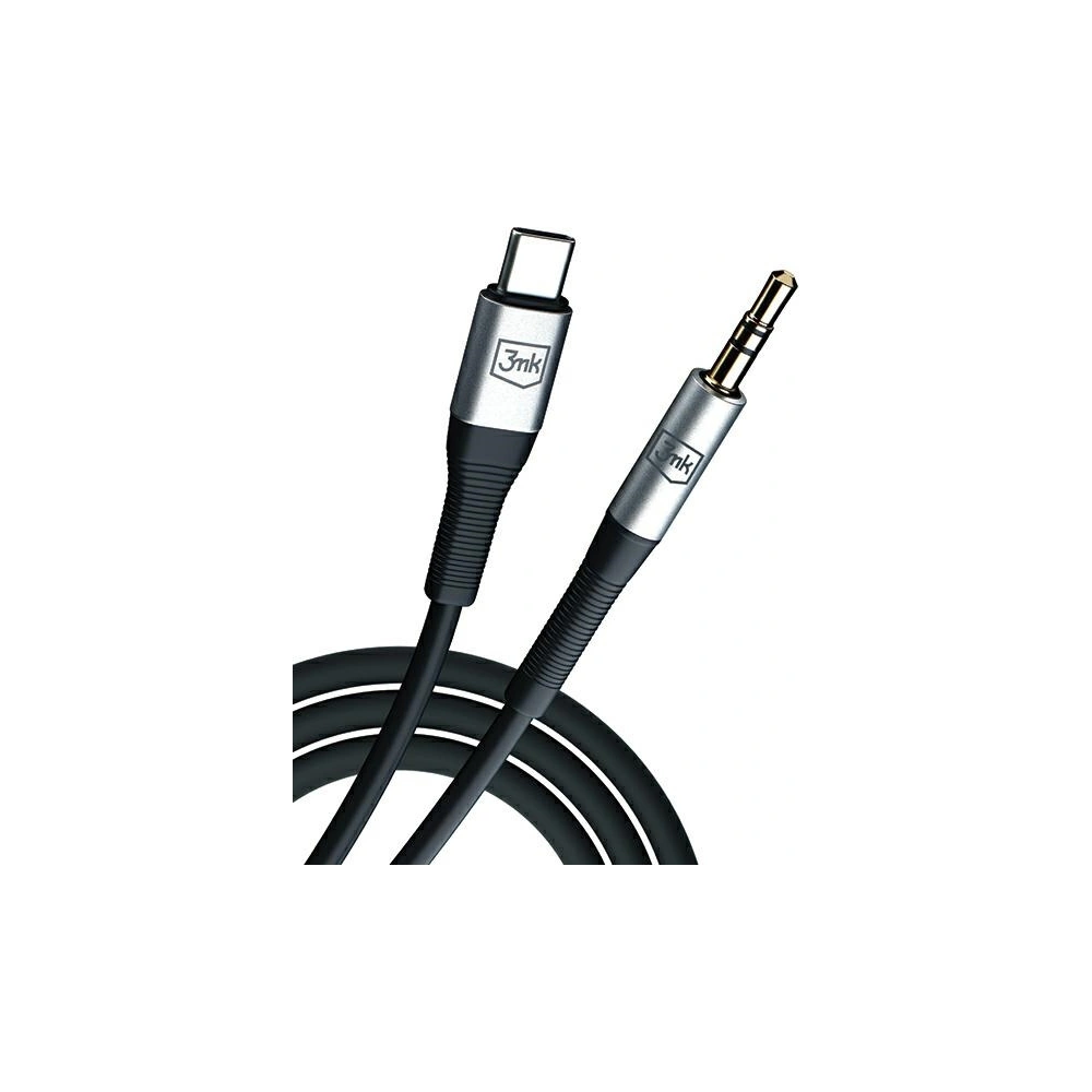 Kabel 3MK AUX USB-C / Klinke 3,5mm 1m