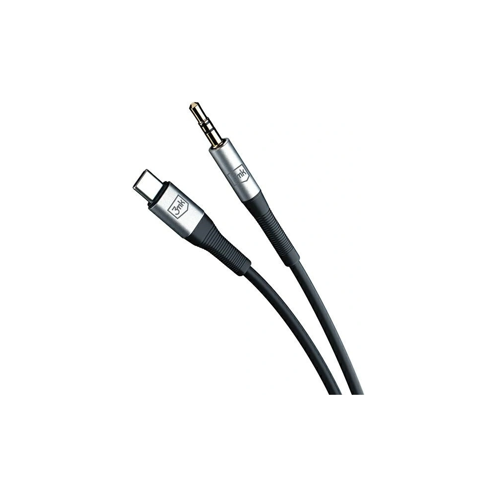 Kabel 3MK AUX USB-C / Klinke 3,5mm 1m