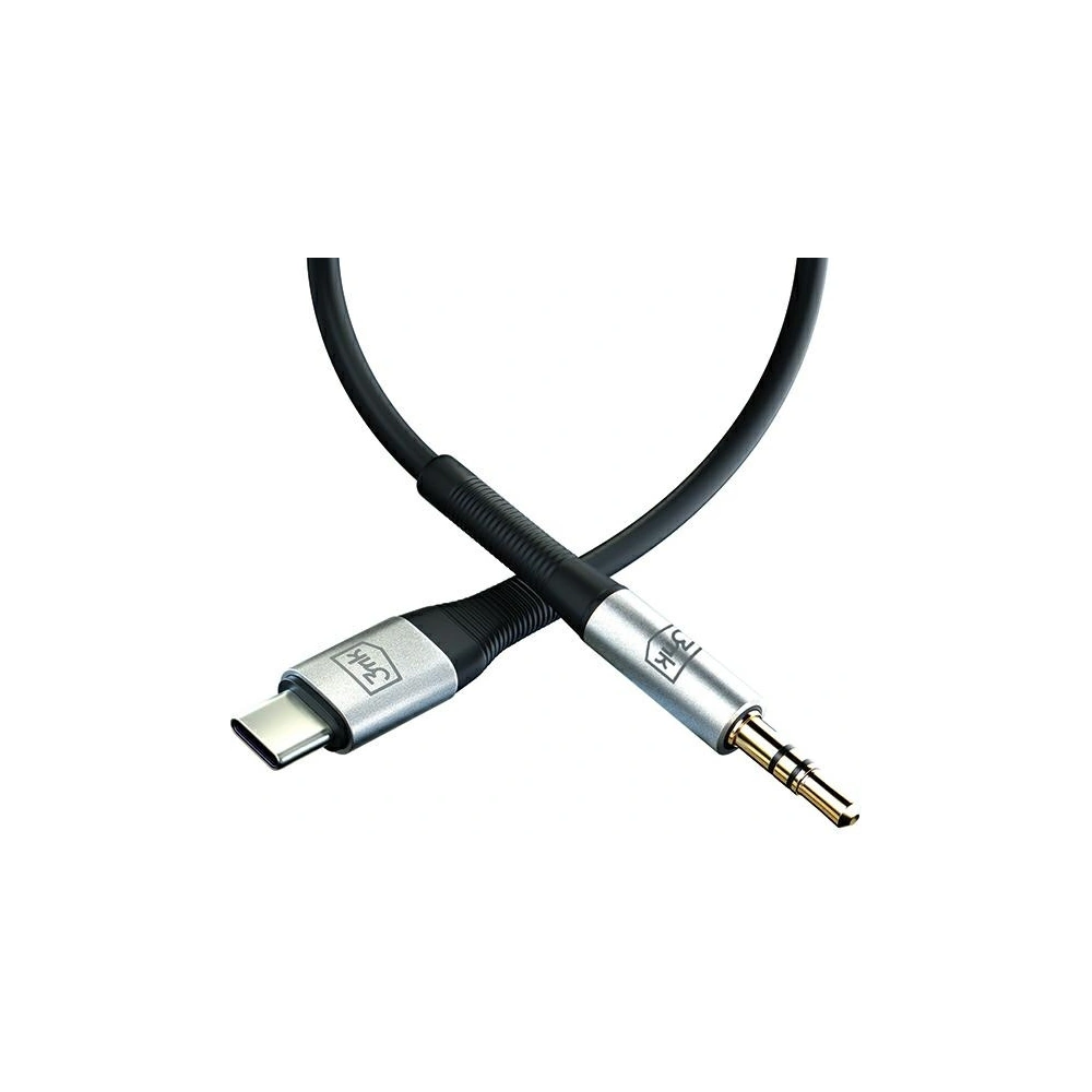 Kabel 3MK AUX USB-C / Klinke 3,5mm 1m