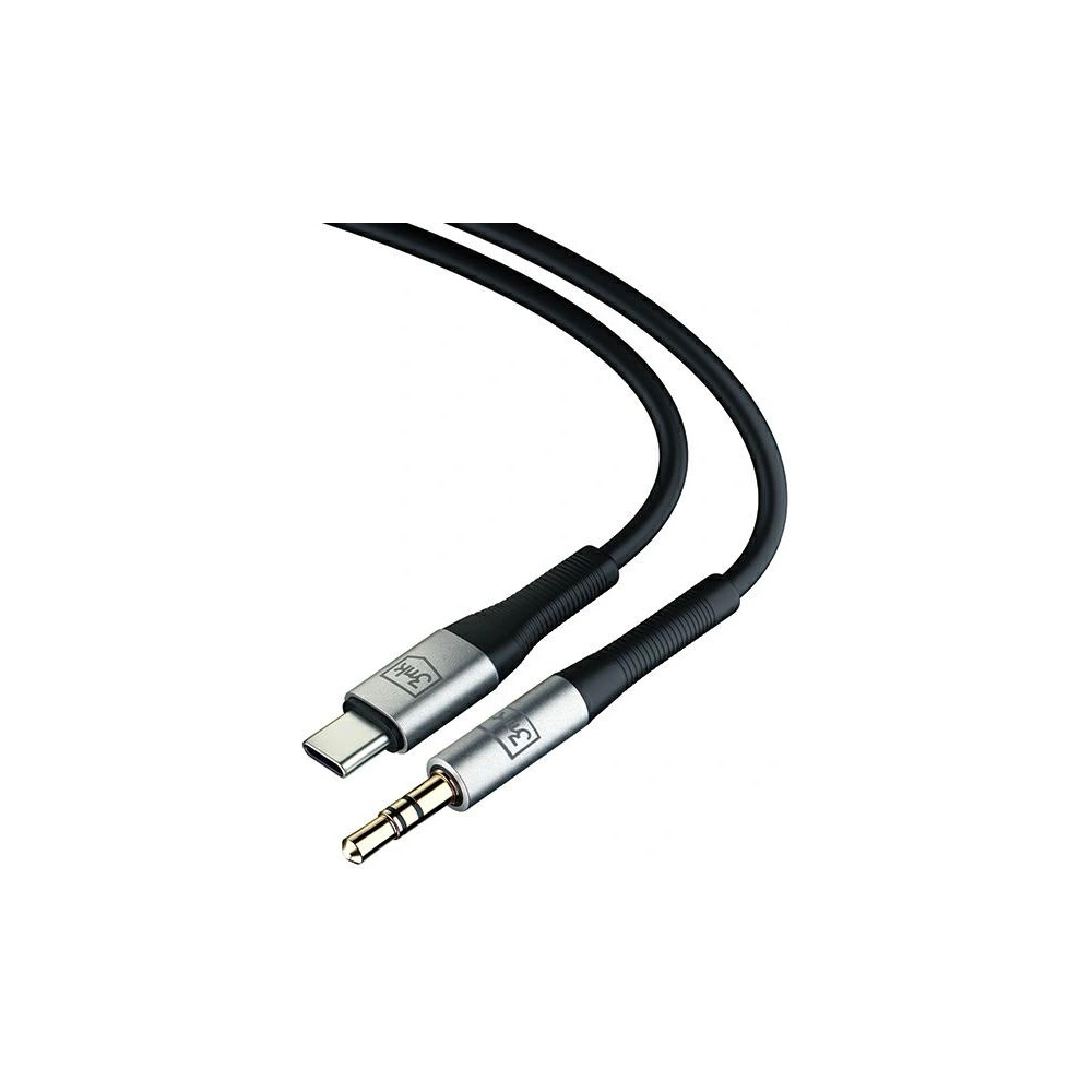 Kabel 3MK AUX USB-C / Klinke 3,5mm 1m