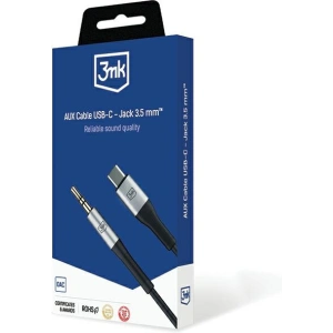 Hurtownia GSM - Kábel 3MK AUX USB-C / jack 3,5mm 1m - 3MK5288 - {ean13} - Hurt