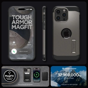 Hurtownia GSM - Case Spigen Tough Armor Mag MagSafe Apple iPhone 15 Pro Max Gunmetal - SPN3113 - {ean13} - Hurt