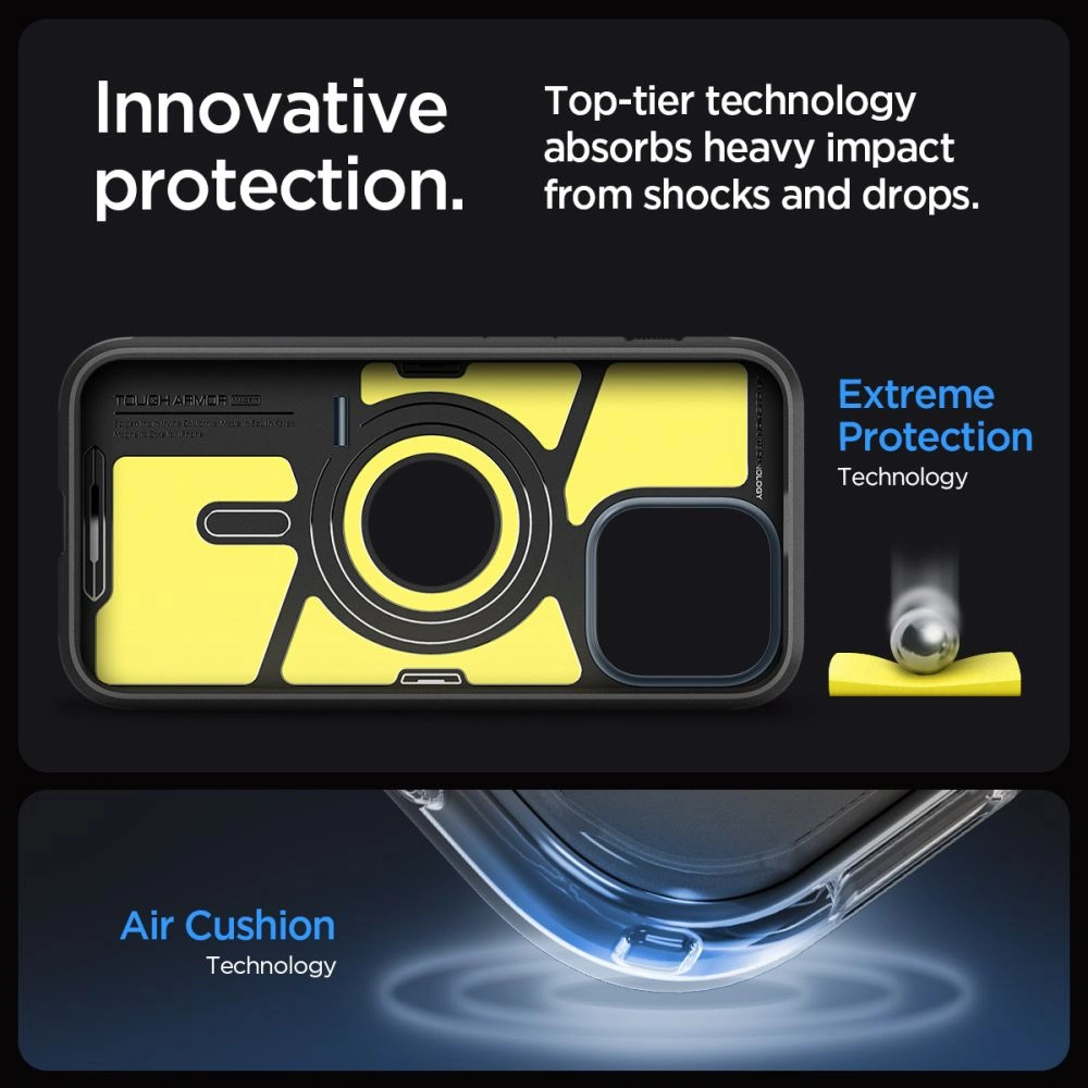 Wholesale Spigen Tough Armor Mag MagSafe Apple iPhone 15 Pro Max Metal Slate - SPN3114 - {ean13} - Hurt
