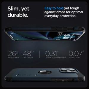 Wholesale Spigen Tough Armor Mag MagSafe Apple iPhone 15 Pro Max Metal Slate - SPN3114 - {ean13} - Hurt