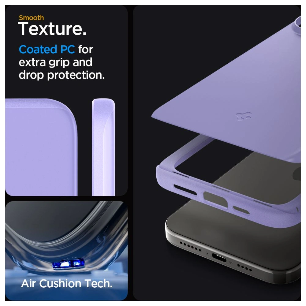Wholesale Spigen Thin Fit Apple iPhone 15 Pro Iris Purple - SPN3115 - {ean13} - Hurt