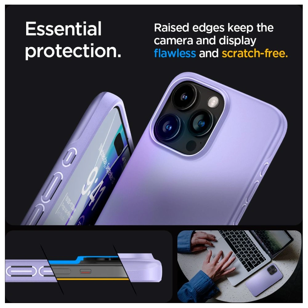 Hurtownia GSM - Etui Spigen Thin Fit Apple iPhone 15 Pro Iris Purple - SPN3115 - {ean13} - Hurt