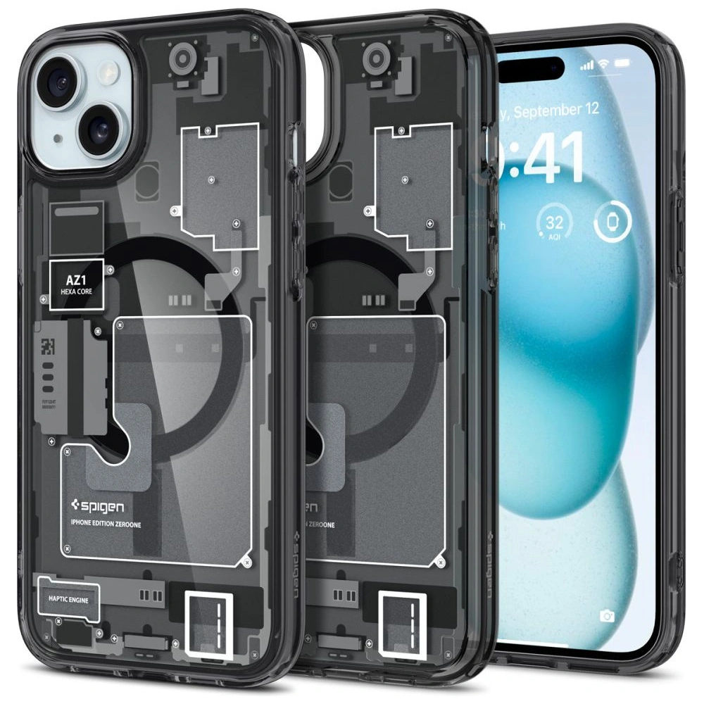 Hurtownia GSM - Etui Spigen Ultra Hybrid Mag MagSafe Apple iPhone 15 Plus / 14 Plus Zero One - SPN3117 - {ean13} - Hurt