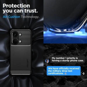 Wholesale Spigen Rugged Armor OnePlus Nord 3 5G Matte Black - SPN3118 - {ean13} - Hurt