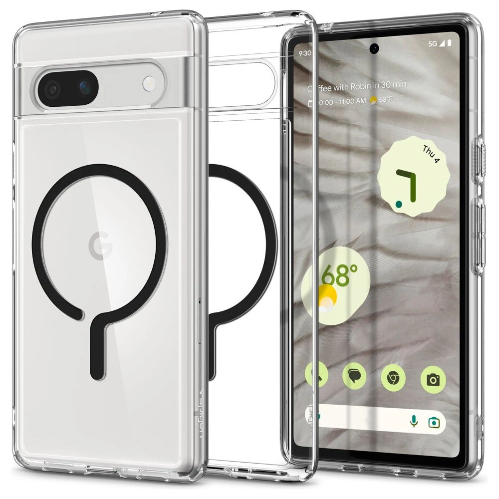 Hurtownia GSM - Case Spigen Ultra Hybrid Onetap Ring MagSafe Google Pixel 7a Schwarz - SPN3120 - {ean13} - Hurt